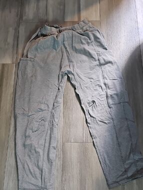 FP Movement by Free People Heather Gray Cropped Jogger Pants